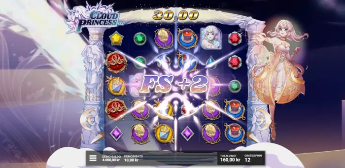 Cloud Princess free spins