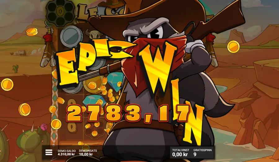 Le cowboy slot epic win