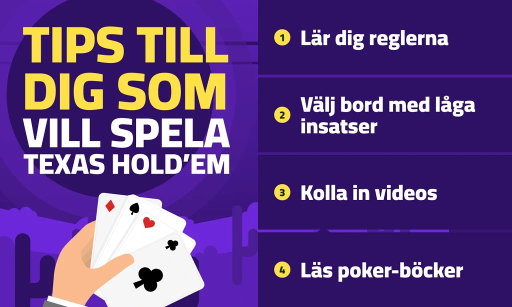 Tips spela texas holdem