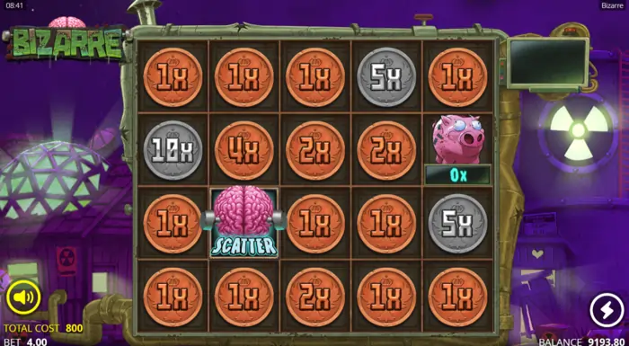 Bizarre slot - myntfunktion