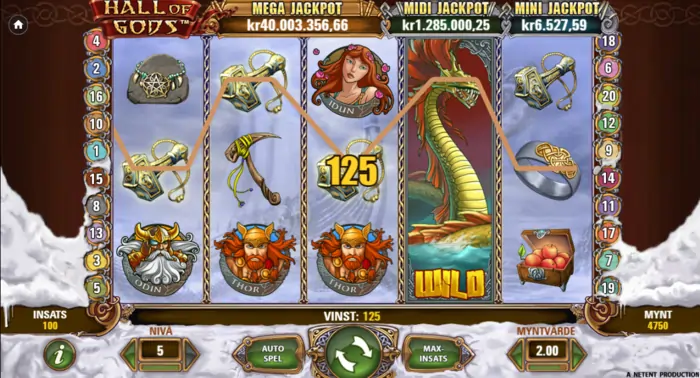 Hall of gods vaxande wild