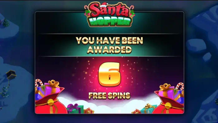 Free spins santa hopper