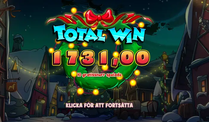 vinst free spins le santa