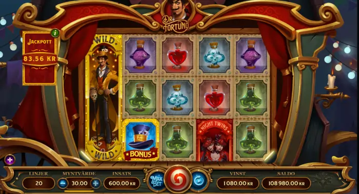 Dr fortuno slot wild
