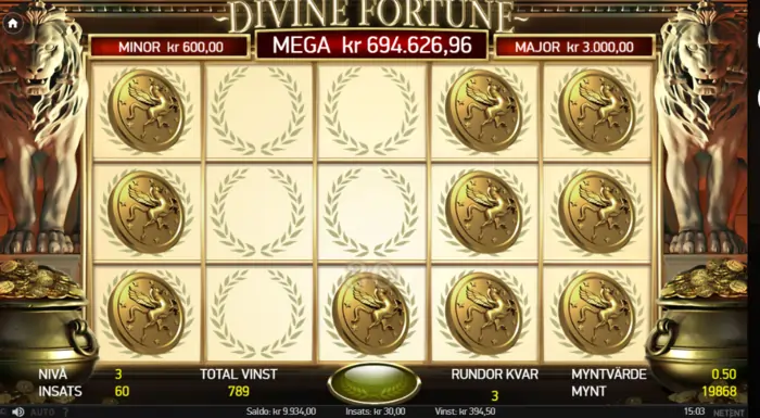 Divine fortune jackpott