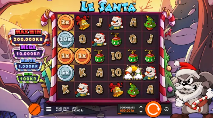 Le santa rainbow symbol