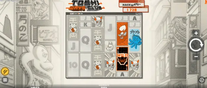 Toshi ways club slot