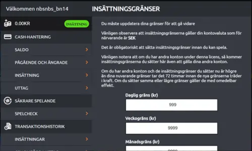Geckoplay casino insattningsgrans