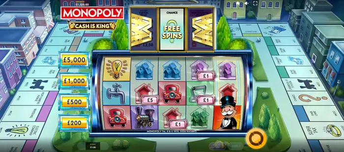 Monopoly Cash is king slot