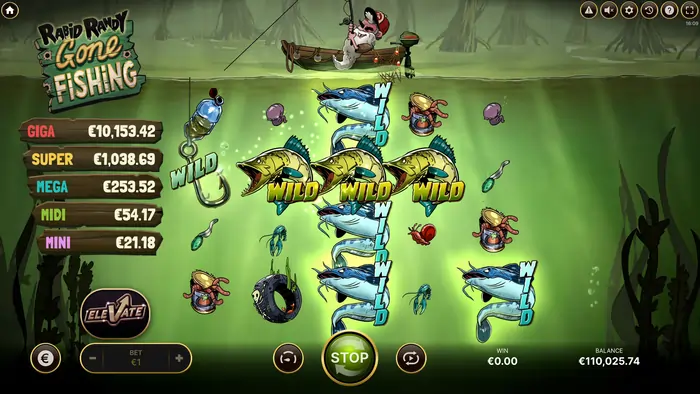 Rabid Randy gone fishing wild