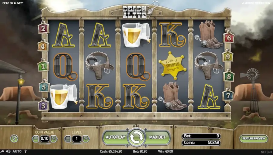 Dead or alive slot