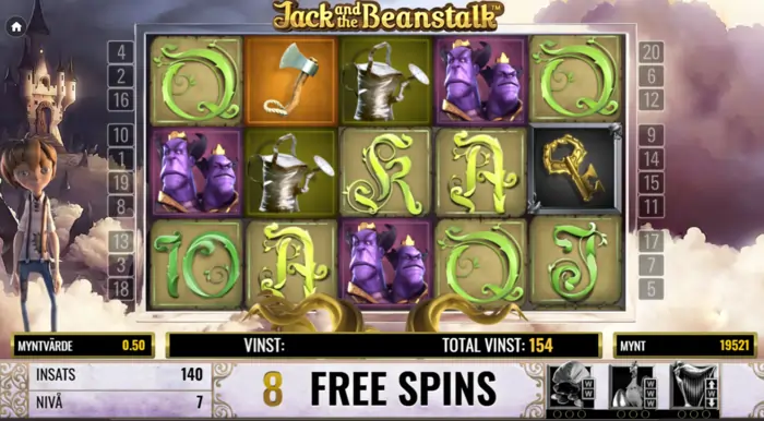 Jack and the Beanstalk free spins