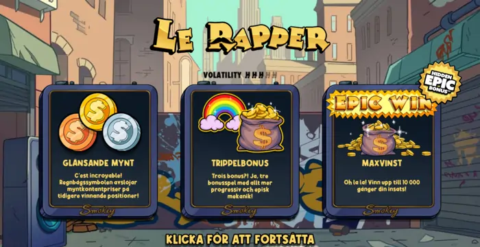 Le rapper slot bonusspel