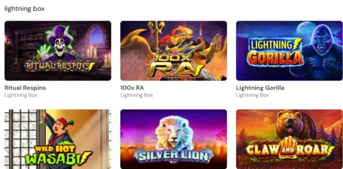 Paf casino lightning box