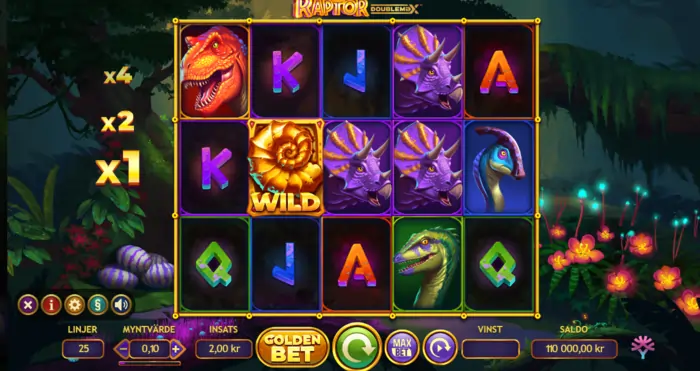 Raptor doublemax slot