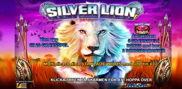 Lightning box silver lion