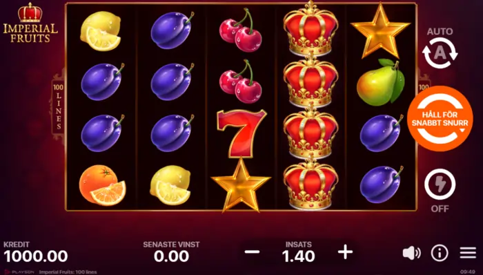 Imperial fruits 100 lines recension