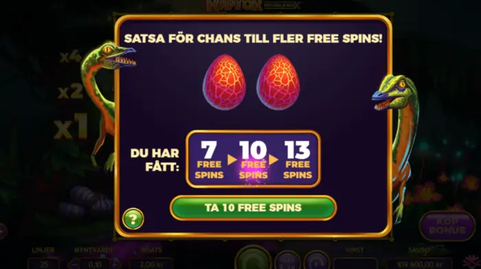 Raptor doublemax gamble