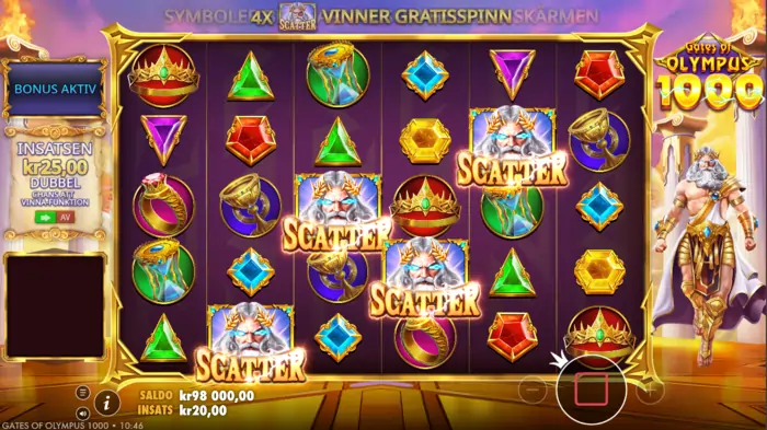 Gates of Olympus 1000 free spins