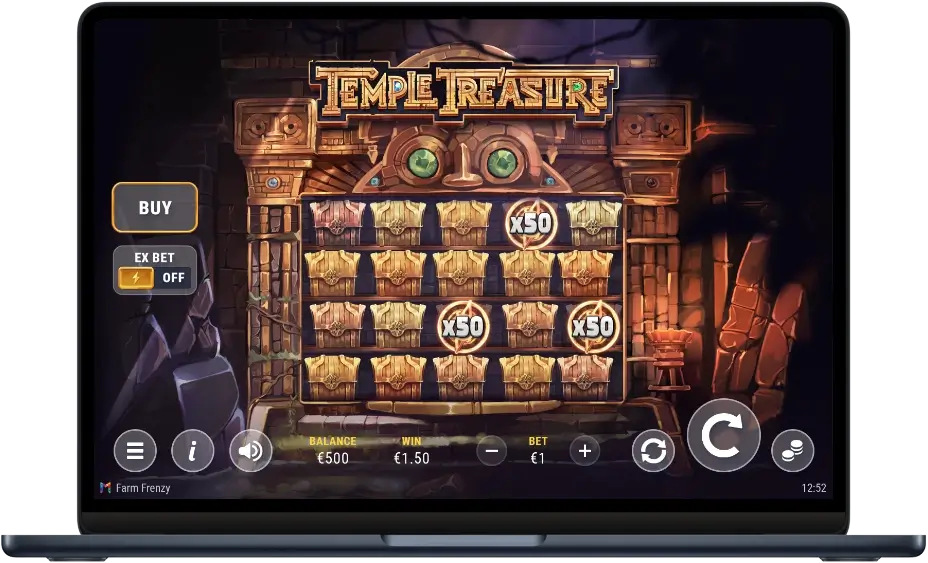 Temple Treasure från Million Games