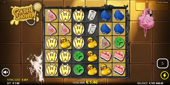 Golden shower slot spins