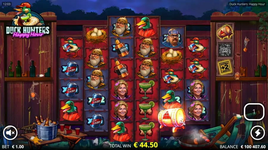 Hawkeye spins duck hunter