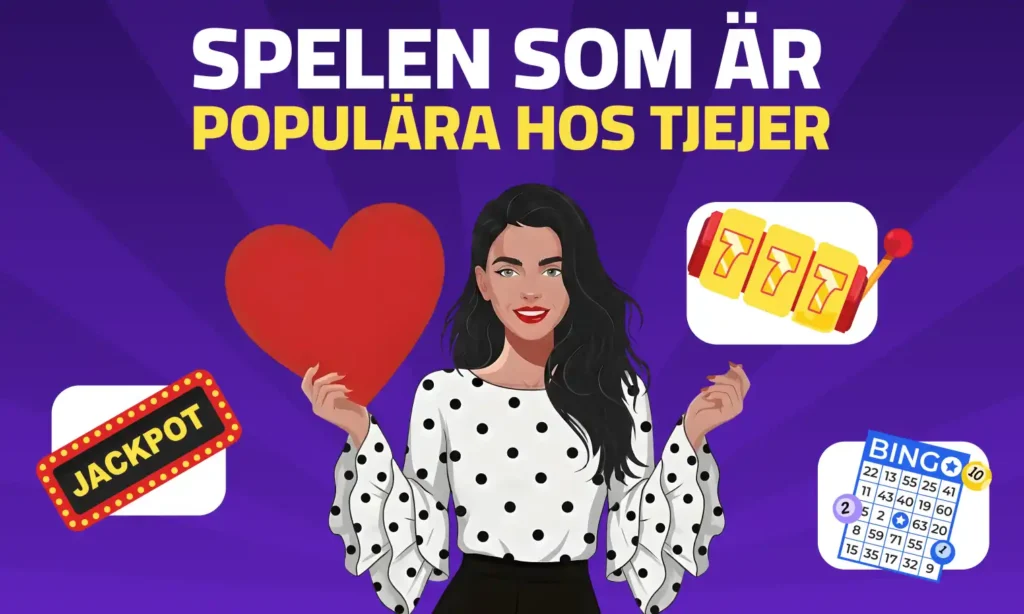Populara casinospel hos tjejer