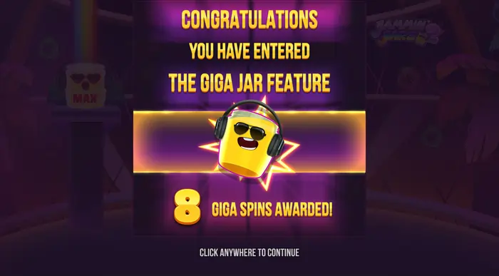 Jammin Jars 2 Giga Jar spins