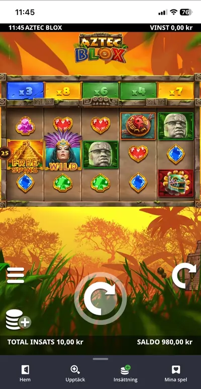 Aztec Blocks Leander slots