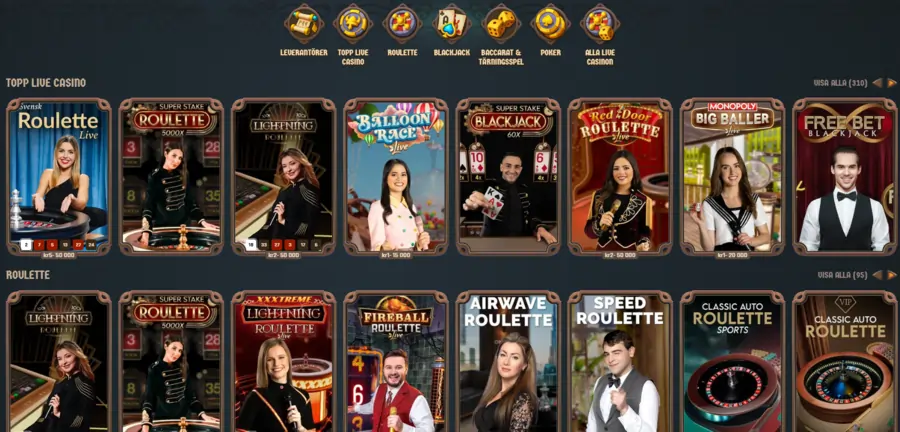 Lodur Live casino