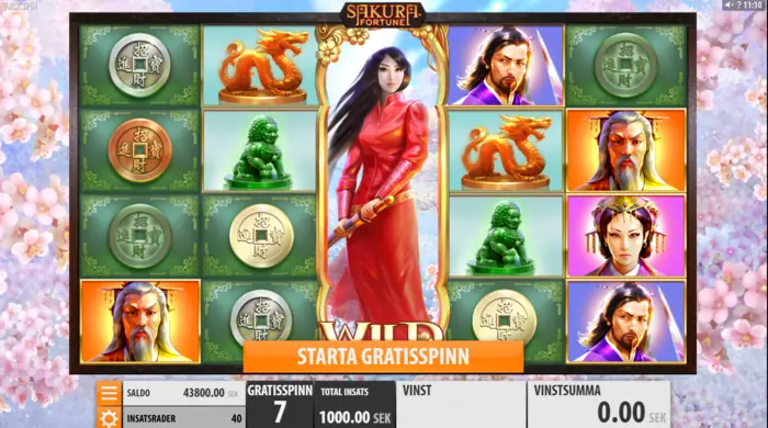 Sakura fortune free spins