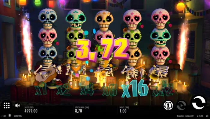 Esqueleto Explosivo slot