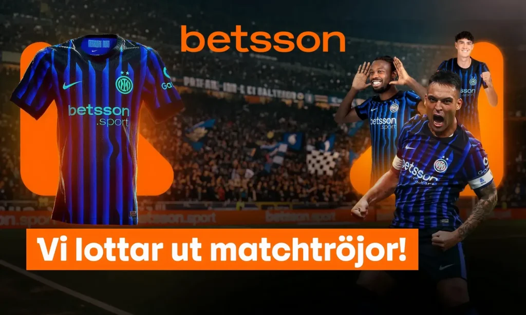 Bettsson lottar ut inter trojor