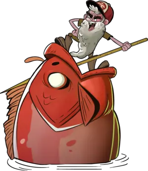 Rabid Randy gon fishing