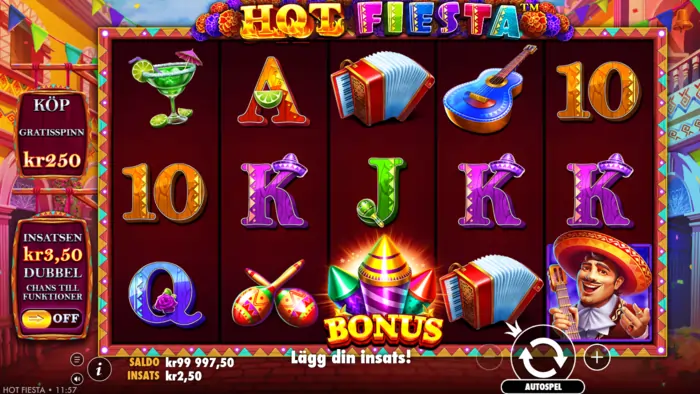 Hot fiesta slot