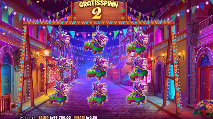 Hot fiesta free spins pinata