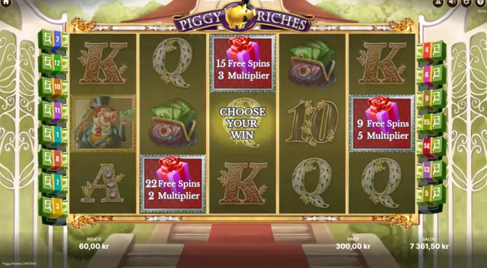Piggy riches - free spins