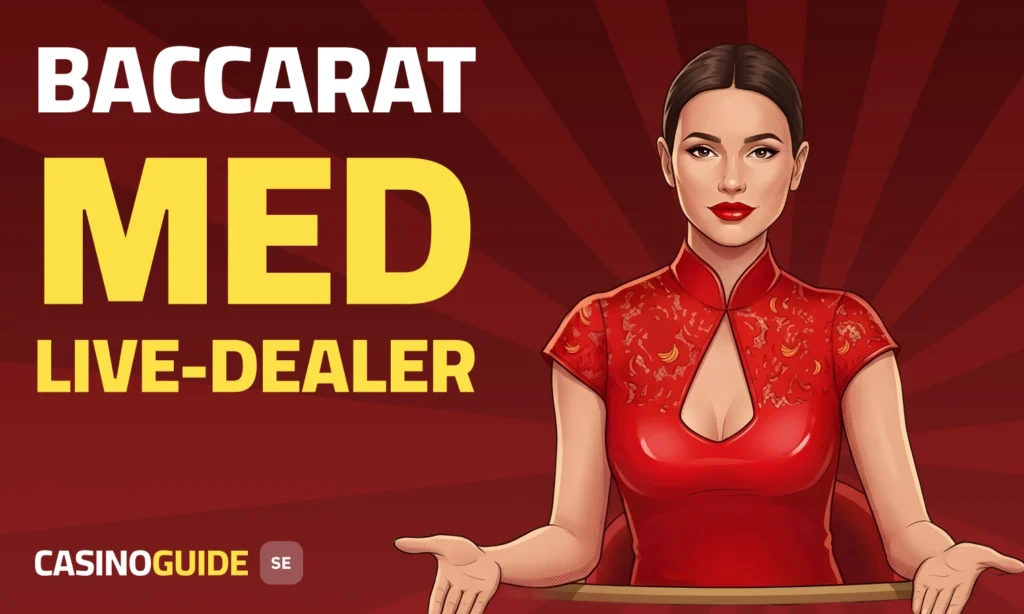 Baccarat med live dealer