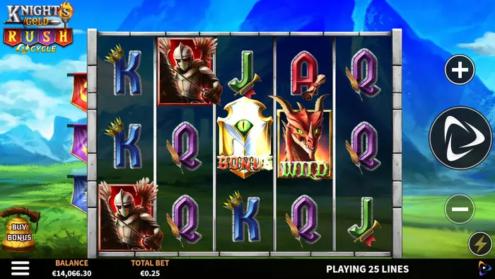 Knights gold rush slot