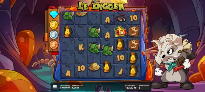 le digger free spins
