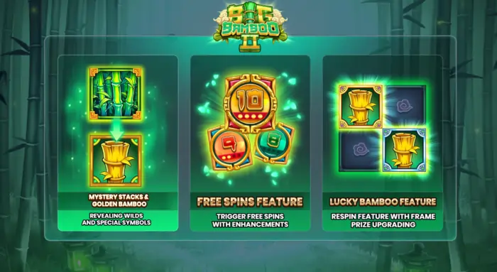 Big Bamboo 2 spelfunktioner
