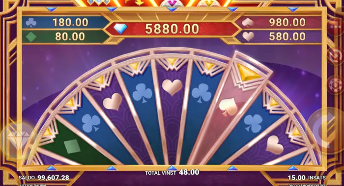 Deco diamonds deluxe lyckohjul