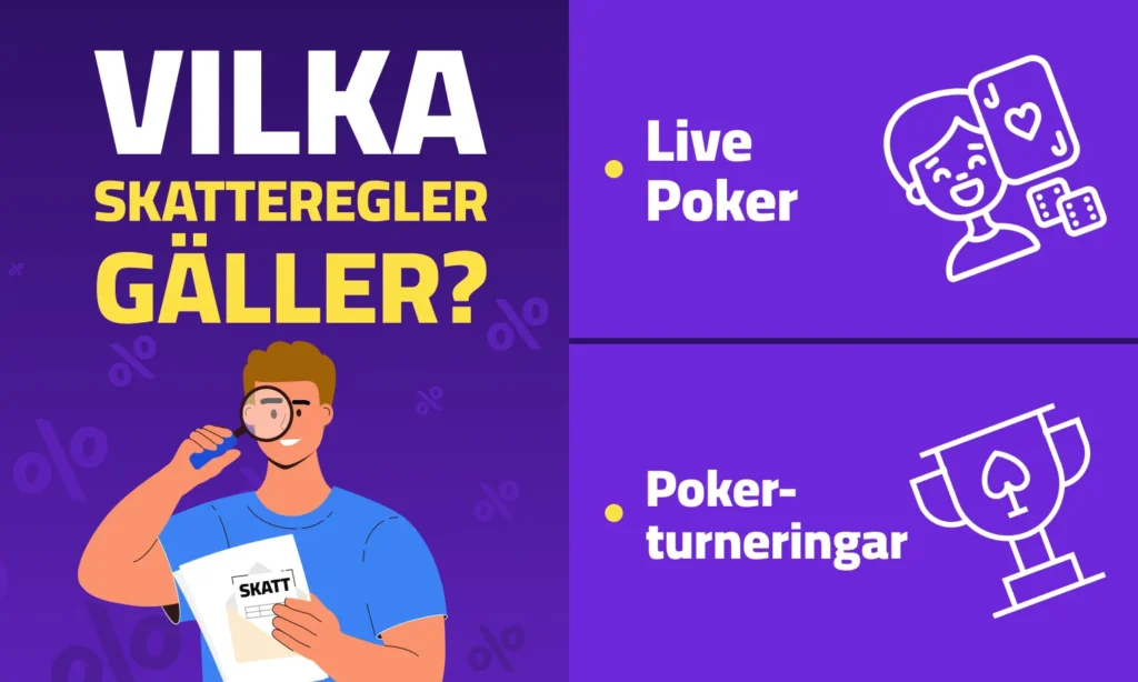 vilka skatteregler galler for poker