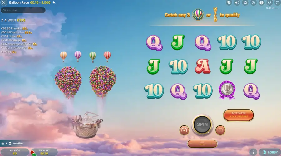 Balloon Race live