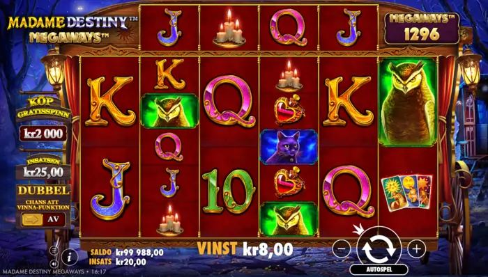 Madame destiny megaways slot