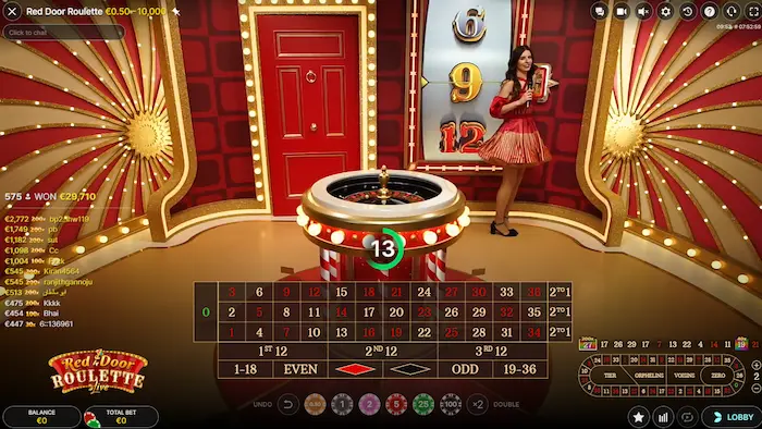 Red Door roulette - insatser