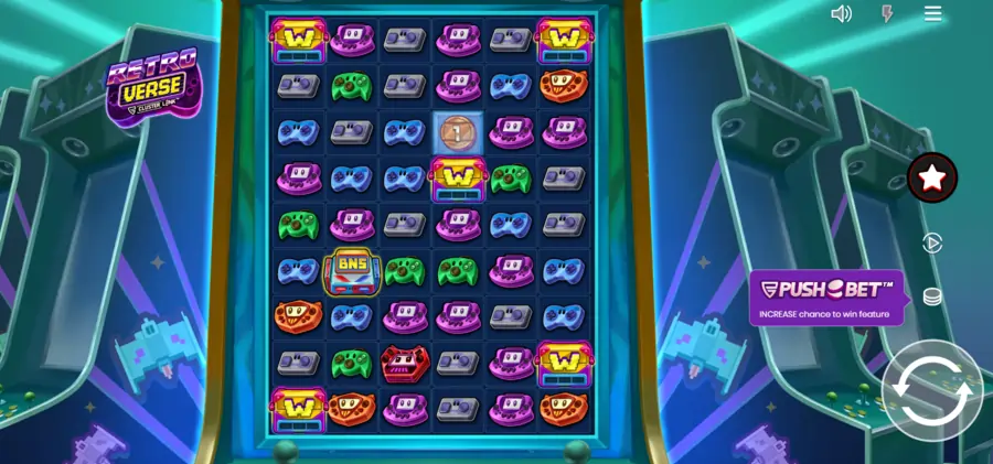 Retroverse slot