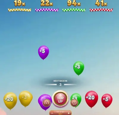 Top Up Balloon Race