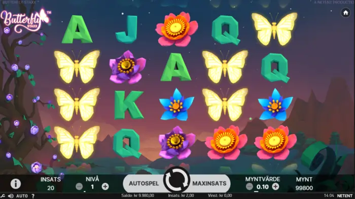 Butterfly staxx slot