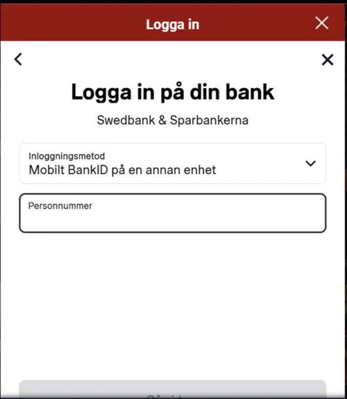 Registrering Mega Fortune casino